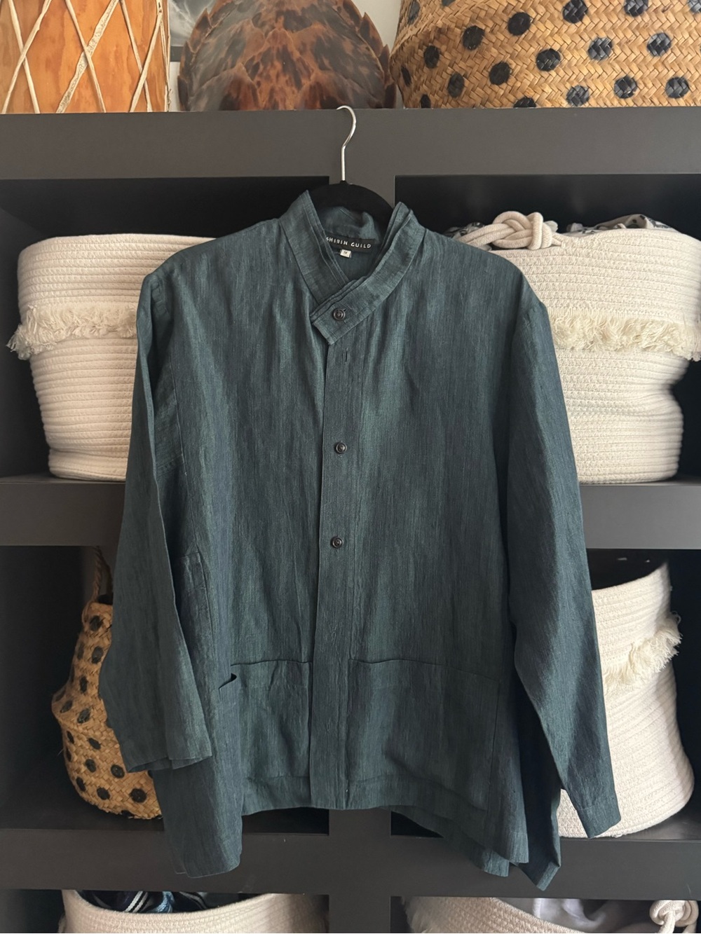 Shirin Guild 100% Linen Chore Shirt